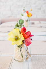 Table set for an event party