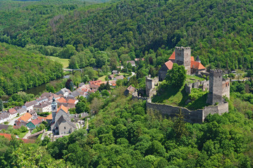 Burg und Stadt Hardegg im Thayatal - Niederösterreich