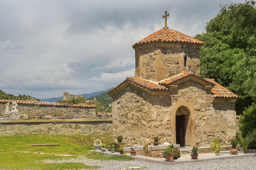 Fototapeta na wymiar St. Nino church at Samtavro Monastery in Mtskheta, Georgia
