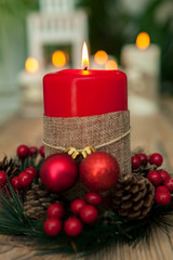 Beautiful Candles in home