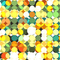 Confetti. Multicolor circles background. Vector illustration.