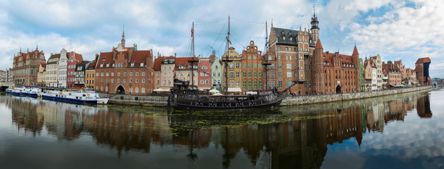 Gdansk Poland Historic Riverfront