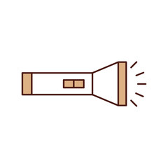 flash light isolated icon vector illustration design