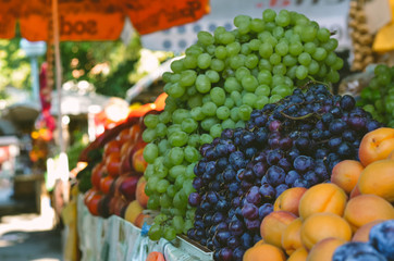 pile of fruits on a market