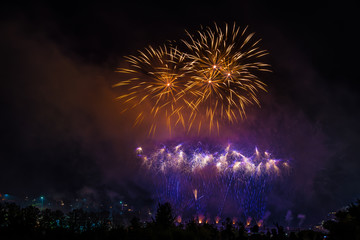 Fireworks in Calgary