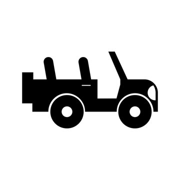 safari jeep isolated icon vector illustration design