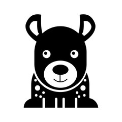 Wild hyena isolated icon vector illustration design