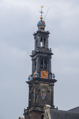 Fototapeta na wymiar Church in the city center of Amsterdam - AMSTERDAM - THE NETHERLANDS - JULY 20, 2017