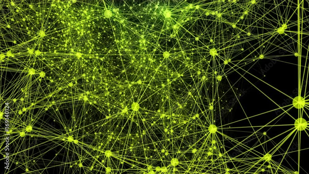 Poster abstract plexus network background. dots and lines connected each others.