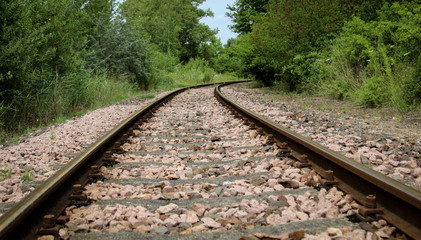 Fototapeta premium Gleise einer Bahnanlage