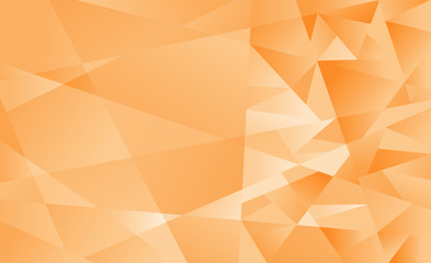 Abstract Orange polygonal background. Vector