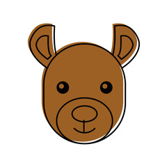 Wild hyena isolated icon vector illustration design