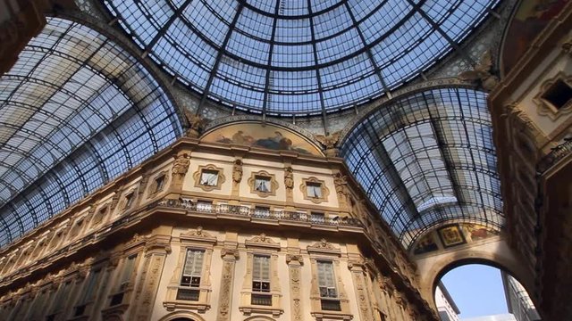 Galleria Vittorio Emanuele II di Milano Lombardia Italia Europa Gallery in Milan Lombardy Italy