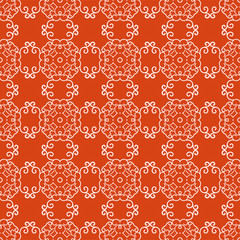 Vector classic vintage ornamental pattern. Seamless abstract background with repeating elements