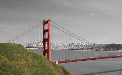 Fototapeta na wymiar Golden gate bridge, San Francisco, California, USA