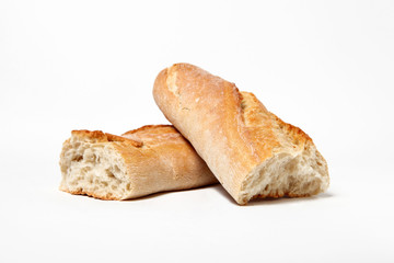 Isolated french baguette