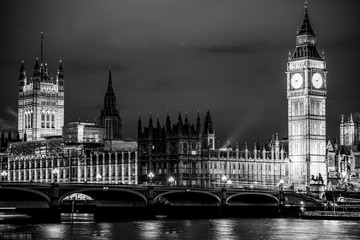 Fototapeta na wymiar Houses of Parliament Westminster London with Big Ben