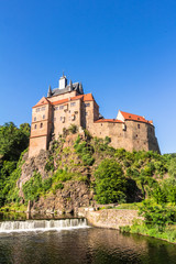Fototapeta na wymiar Burg Kriebstein bei Waldheim im Landkreis Mittelsachsen