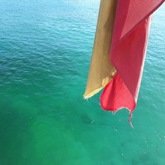 Spanish flag water sea