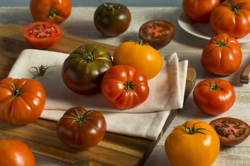 Raw Organic Red Heirloom Tomatoes