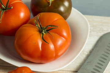 Raw Organic Red Heirloom Tomatoes
