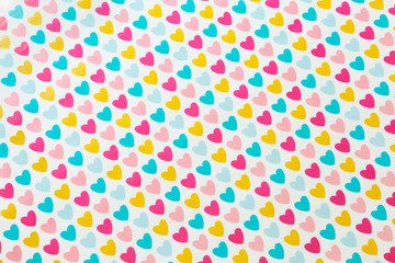 background colored hearts