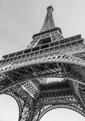 Fototapeta na wymiar The impressive Eiffel Tower in Paris