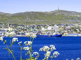 Hammerfest, Stadtansicht, Norwegen, Finnmark