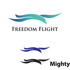 Naklejka premium Freedom Flying Flight Eagle Hawk Seagull