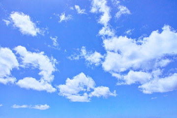ブルースカイと雲