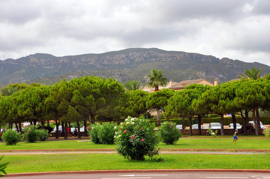 Parc de l'Hospitalet de l'Infant, taragona, Catalogne, Espagne