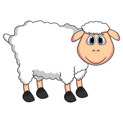 Cute Sheep cartoon 