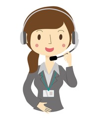 オペレーターの女性