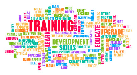 Training Word Cloud Concept