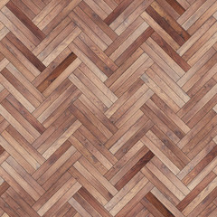 Seamless wood parquet texture herringbone brown