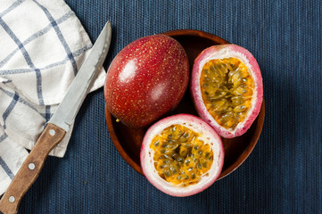 fresh passion fruit