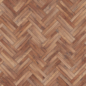 Seamless wood parquet texture herringbone brown