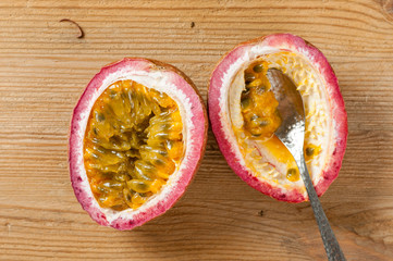 fresh passion fruit