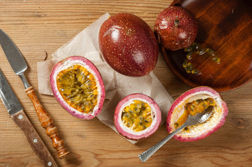 fresh passion fruit