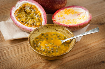 fresh passion fruit