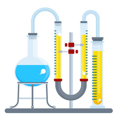 flasks for experiments