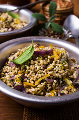 Boiled pearl barley
