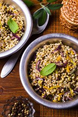 Boiled pearl barley