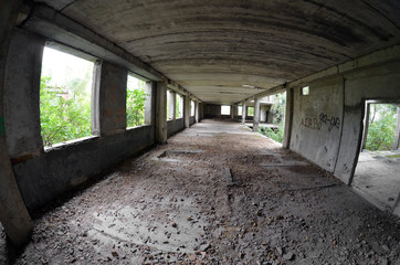 Abandoned Soviet school building construction site.Abandoned at 1991,during ukrainian undependence crisis
