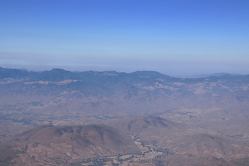 Mountain peaks landscape of Kew Mae Pan nature trail at Doi Inthanon natuonal park , Chaingmai , Thailand