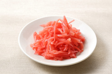 紅生姜　Red pickled ginger