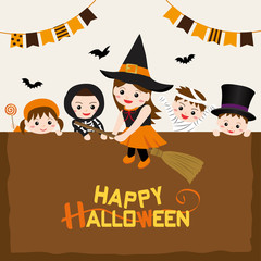 ハロウィンのこどもたち