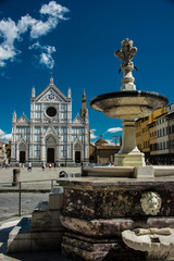 Fototapeta na wymiar Basilika Santa Croce in Florenz