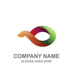 3D Abstract Technology Network Logo Vector 