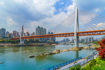 Fototapeta na wymiar Chongqing architectural scenery and skyline